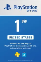 PlayStation Store 1 Gift Card US Digital Code