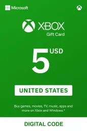 Product Image - Xbox $5 USD Gift Card (US) - Digital Code