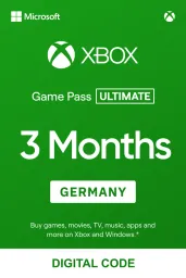 Product Image - Xbox Game Pass Ultimate 3 Months (DE) - Xbox Live - Digital Code