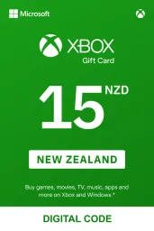 Xbox 15 NZD Gift Card (New Zealand) - Digital Key