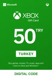 Product Image - Xbox ₺50 TRY Gift Card (TR) - Digital Code