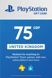 Product Image - PlayStation Store £75 GBP Gift Card (UK) - Digital Code