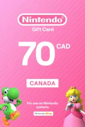 Product Image - Nintendo eShop $70 CAD Gift Card (CA) - Digital Code