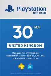 Product Image - PlayStation Store £30 GBP Gift Card (UK) - Digital Code