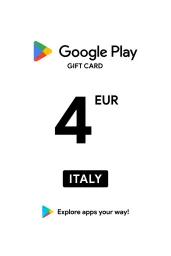 Product Image - Google Play €4 EUR Gift Card (IT) - Digital Code)