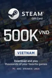 Product Image - Steam Wallet ₫500000 VND Gift Card (VN) - Digital Code