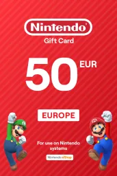 Product Image - Nintendo eShop 50 EUR Gift Card (Europe) - Digital Key