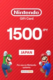 Product Image - Nintendo eShop ¥1500 JPY Gift Card (JP) - Digital Code