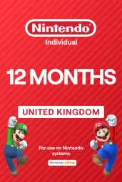 Product Image - Nintendo Switch Online 12 Months Individual Membership (UK) - Digital Code