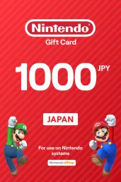 Product Image - Nintendo eShop ¥1000 JPY Gift Card (JP) - Digital Code