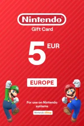 Product Image - Nintendo eShop €5 EUR Gift Card (EU) - Digital Code