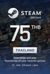 Product Image - Steam Wallet ฿75 THB Gift Card (TH) - Digital Code