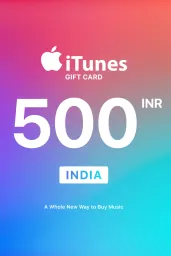 Product Image - Apple iTunes ₹500 INR Gift Card (IN) - Digital Code