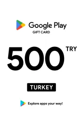 Product Image - Google Play ₺500 TRY Gift Card (TR) - Digital Code