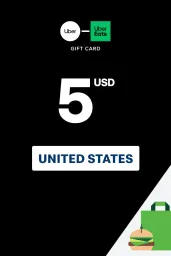 Product Image - Uber & Uber Eats 5 USD Gift Card (United States) - Digital Key