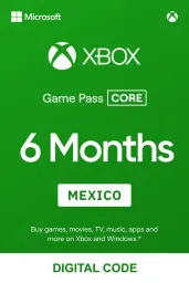 Product Image - Xbox Game Pass Core 6 Months (MX) - Xbox Live - Digital Code