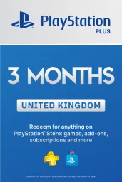 Product Image - PlayStation Plus 3 Months Membership (UK) - PSN - Digital Code