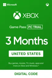 Product Image - Xbox Game Pass for PC Trial (US) - 3 Months - Digital Code
