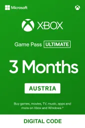 Product Image - Xbox Game Pass Ultimate 3 Months (AT) - Xbox Live - Digital Code