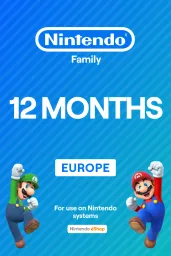 Product Image - Nintendo Switch Online 12 Months Family Membership (EU) - Digital Code
