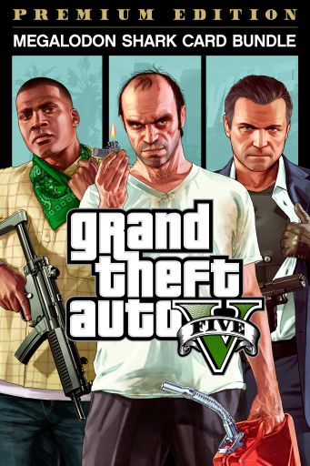 Grand Theft Auto V: Premium Online Edition & Megalodon Shark Card Bundle (Turkey) (Xbox One / Xbox Series X|S) - Xbox Live - Digital Key