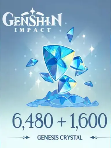 Genshin Impact 6480 + 1600 Genesis Crystals - Official Website - Digital Code