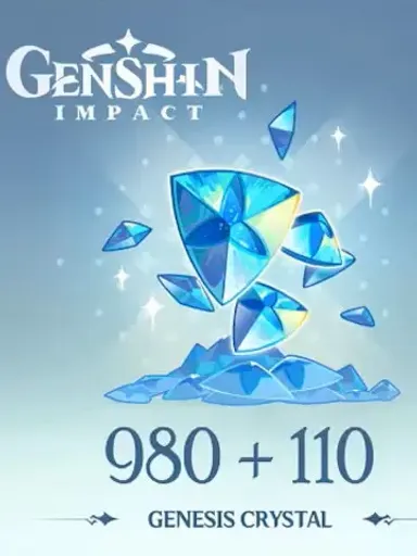 Genshin Impact 980 + 110 Genesis Crystals - Official Website - Digital Code