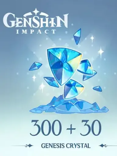 Genshin Impact 300 + 30 Genesis Crystals - Official Website - Digital Code