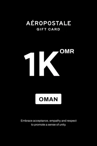 Aeropostale 1000 OMR Gift Card (Oman) - Digital Key