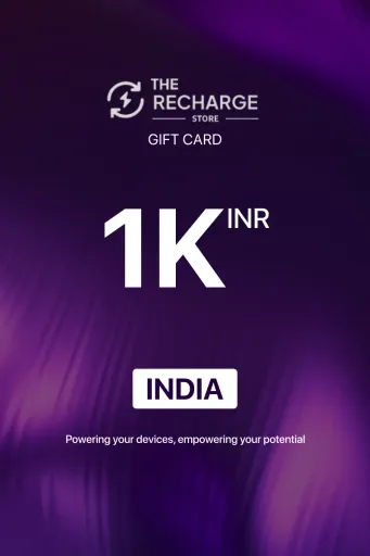 The Recharge Store 1000 INR Gift Card (India) - Digital Key
