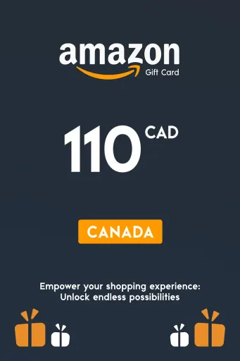 Amazon 110 CAD Gift Card (Canada) - Digital Key