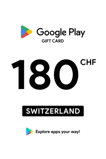 Google Play 180 CHF Gift Card (Switzerland) - Digital Key