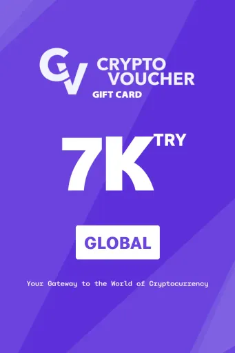 Crypto Voucher 7000 TRY Gift Card (Global) - Digital Key