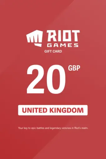 Riot Access 20 GBP Gift Card (United Kingdom) - Digital Key