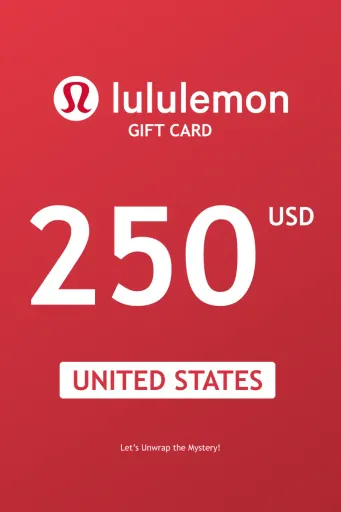 Lululemon 250 USD Gift Card (United States) - Digital Key