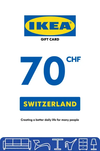 IKEA 70 CHF Gift Card (Switzerland) - Digital Key