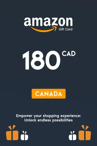 Amazon 180 CAD Gift Card (Canada) - Digital Key