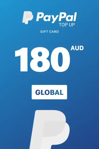 PayPal Instant Top Up 180 AUD Gift Card (Global) - Digital Key