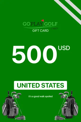 Go Play Golf 500 USD Gift Card (United States) - Digital Key