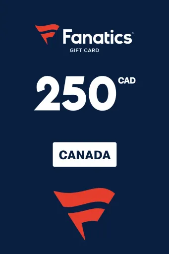 Fanatics 250 CAD Gift Card (Canada) - Digital Key