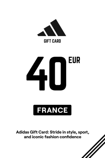 Adidas 40 EUR Gift Card (France) - Digital Key