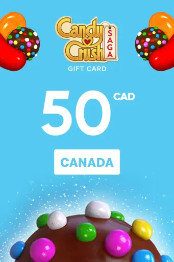 Candy Crush Saga 50 CAD Gift Card (Canada) - Digital Key