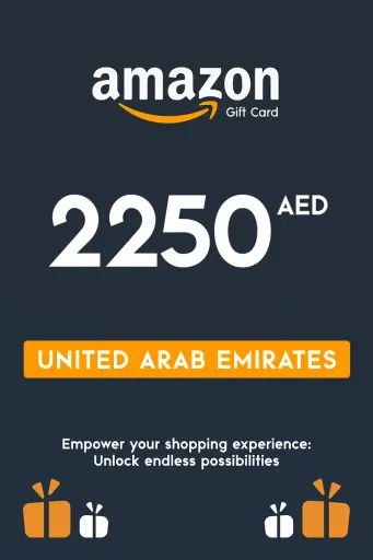Amazon 2250 AED Gift Card (United Arab Emirates) - Digital Key