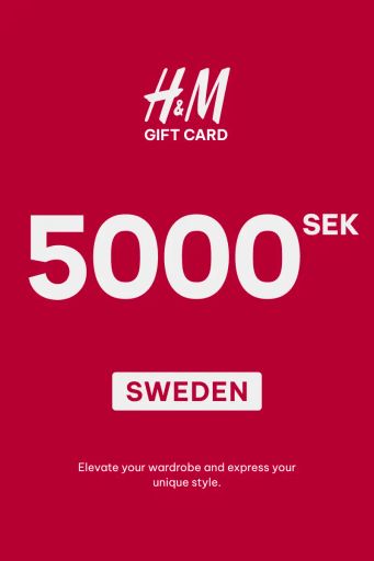 H&M 5000 SEK Gift Card (Sweden) - Digital Key