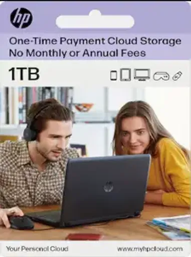 myHPcloud Cloud Storage Platform One-Time Payment 1 TB Gift Card (Australia) - Digital Key