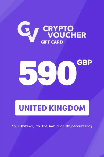 Crypto Voucher (BTC) 590 GBP Gift Card (United Kingdom) - Digital Key
