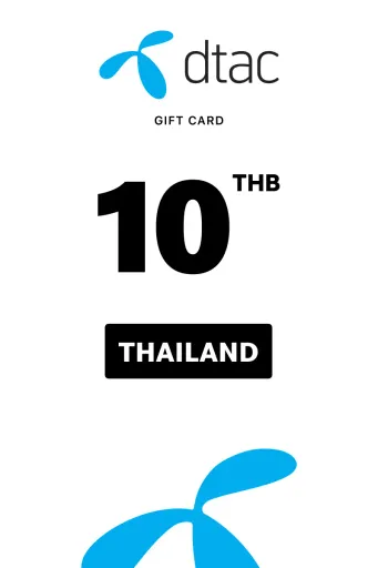 dtac 10 THB Gift Card (Thailand) - Digital Key