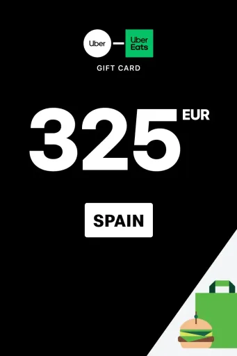 Uber & Uber Eats 325 EUR Gift Card (Spain) - Digital Key