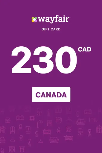 Wayfair 230 CAD Gift Card (Canada) - Digital Key