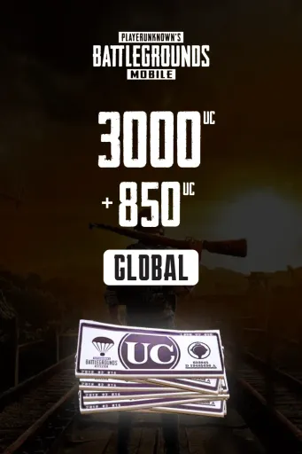 PUBG Mobile - 3000 + 850 UC (Global) - Digital Key